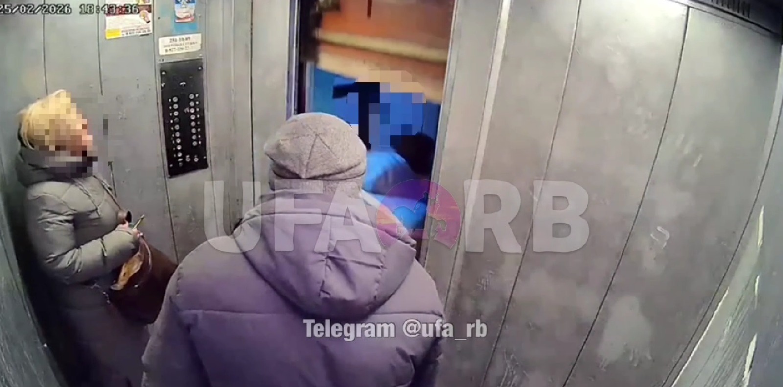 В Уфе лифт едва не придавил человека