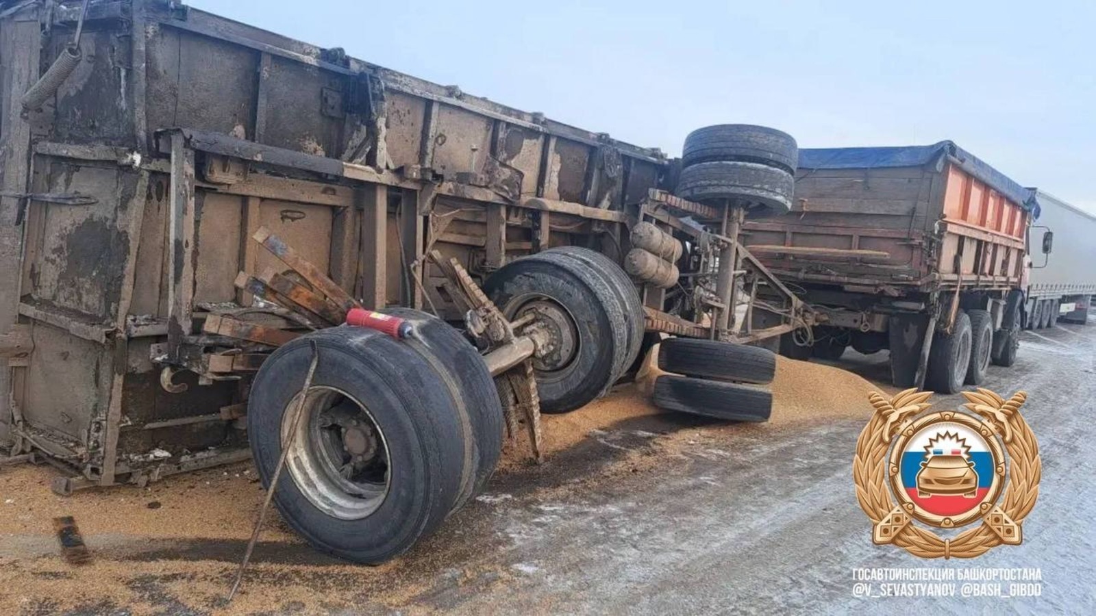 В Башкирии произошло смертельное ДТП с двумя КамАЗами