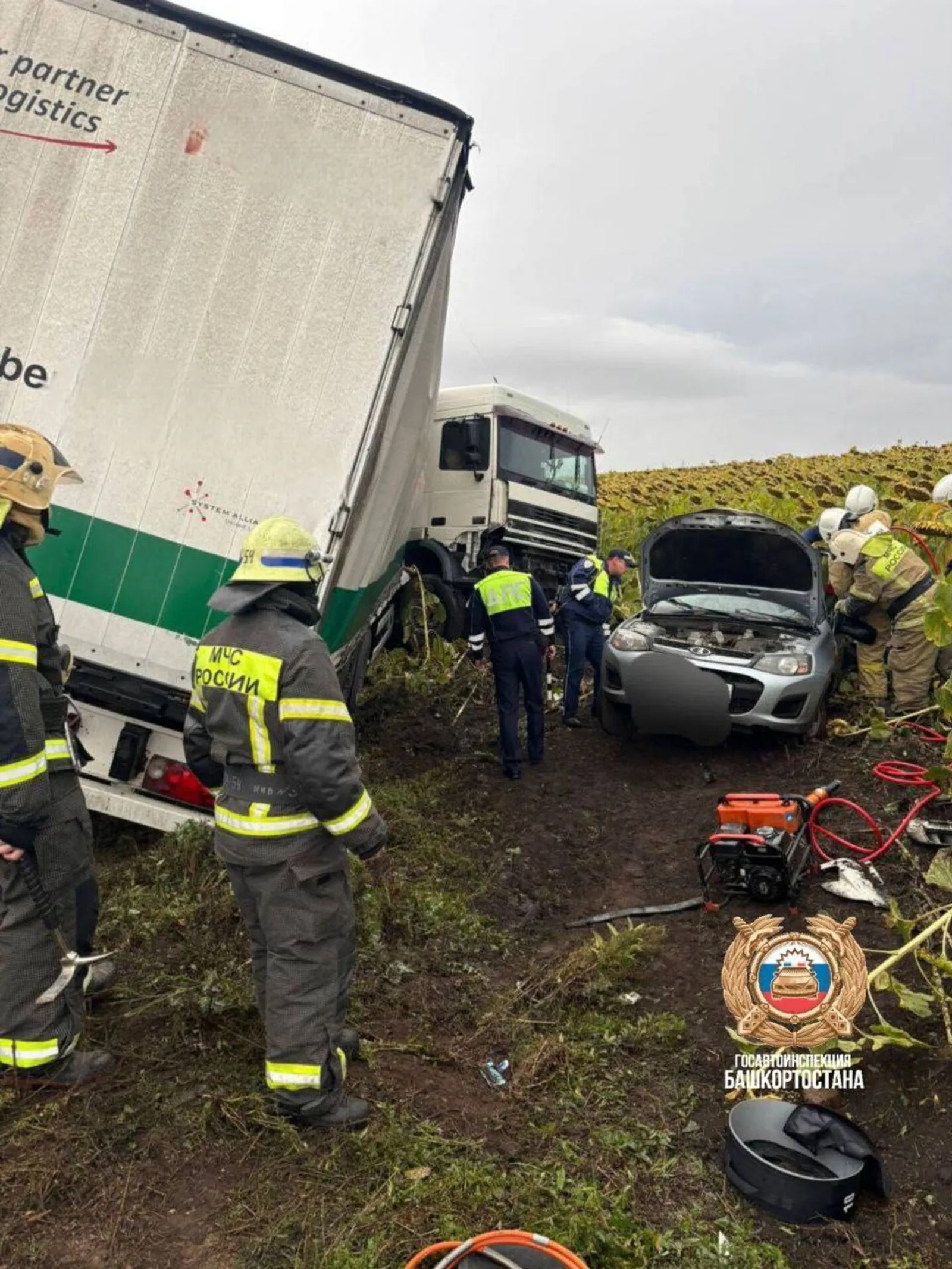 В Башкирии во встречном ДТП с большегрузом погиб водитель «Лады»