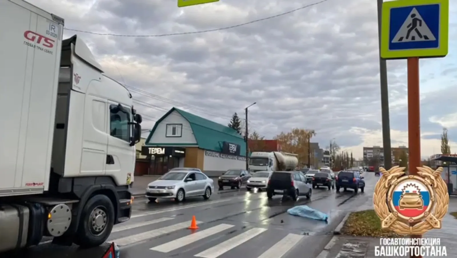 В Башкирии водитель на «зебре» сбил пешехода насмерть