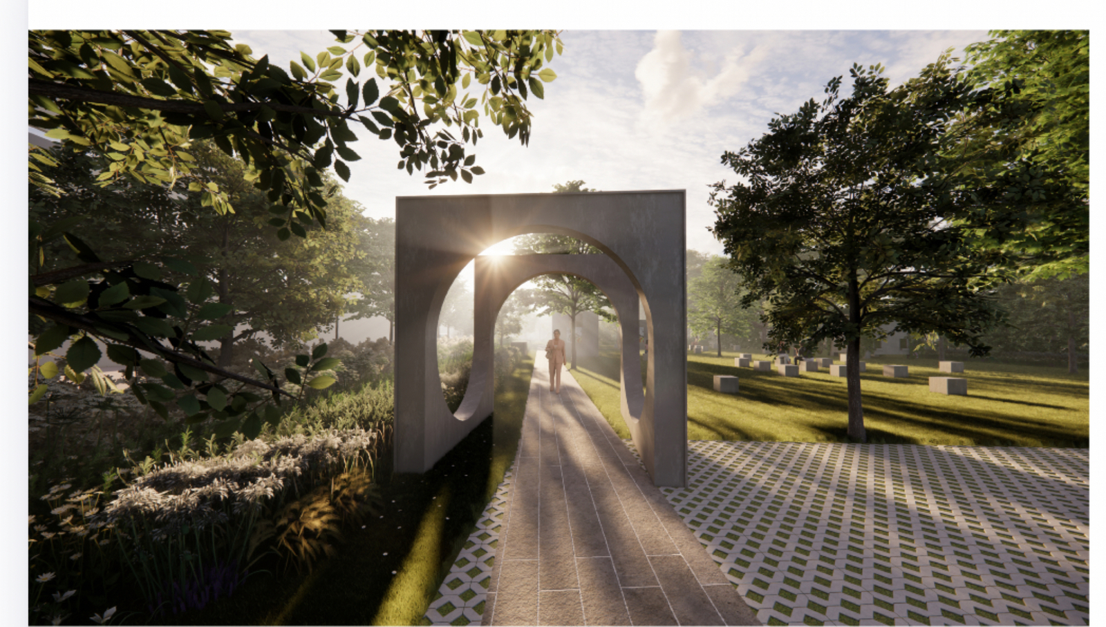 В кампусе наградили студентов-архитекторов за проект благоустройства сквера