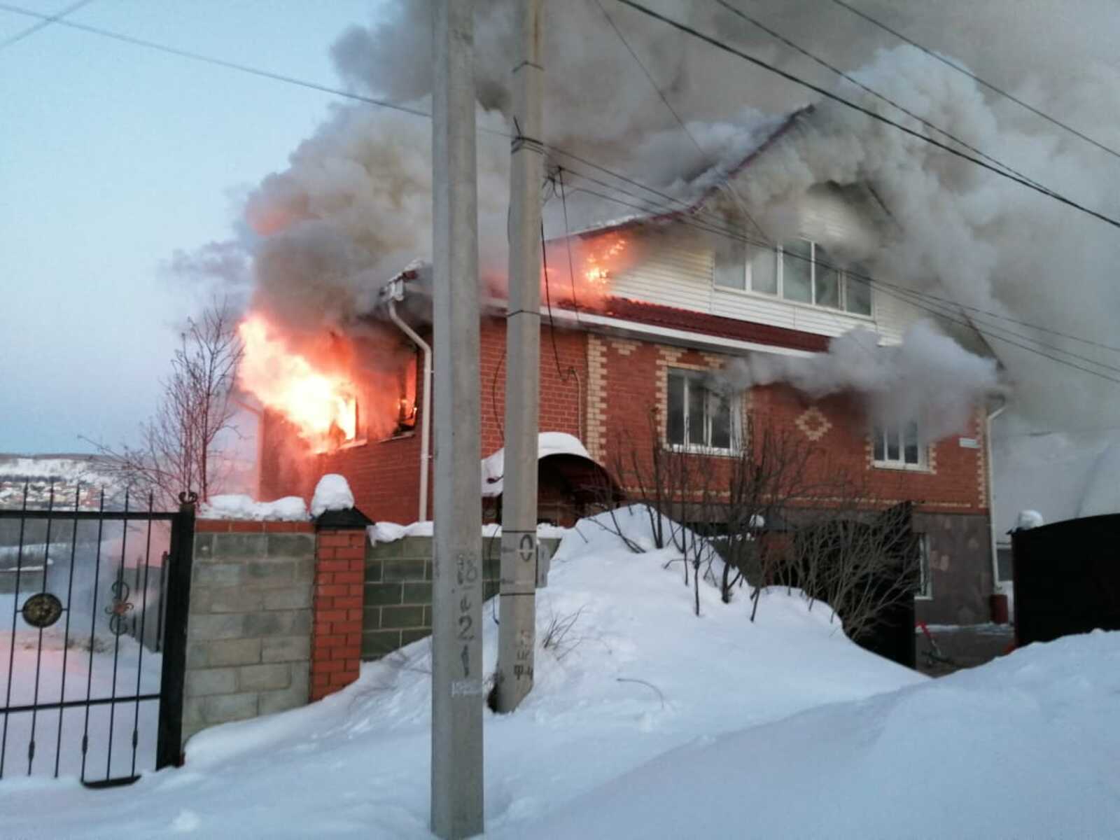 Вчера в Учалах произошло два пожара