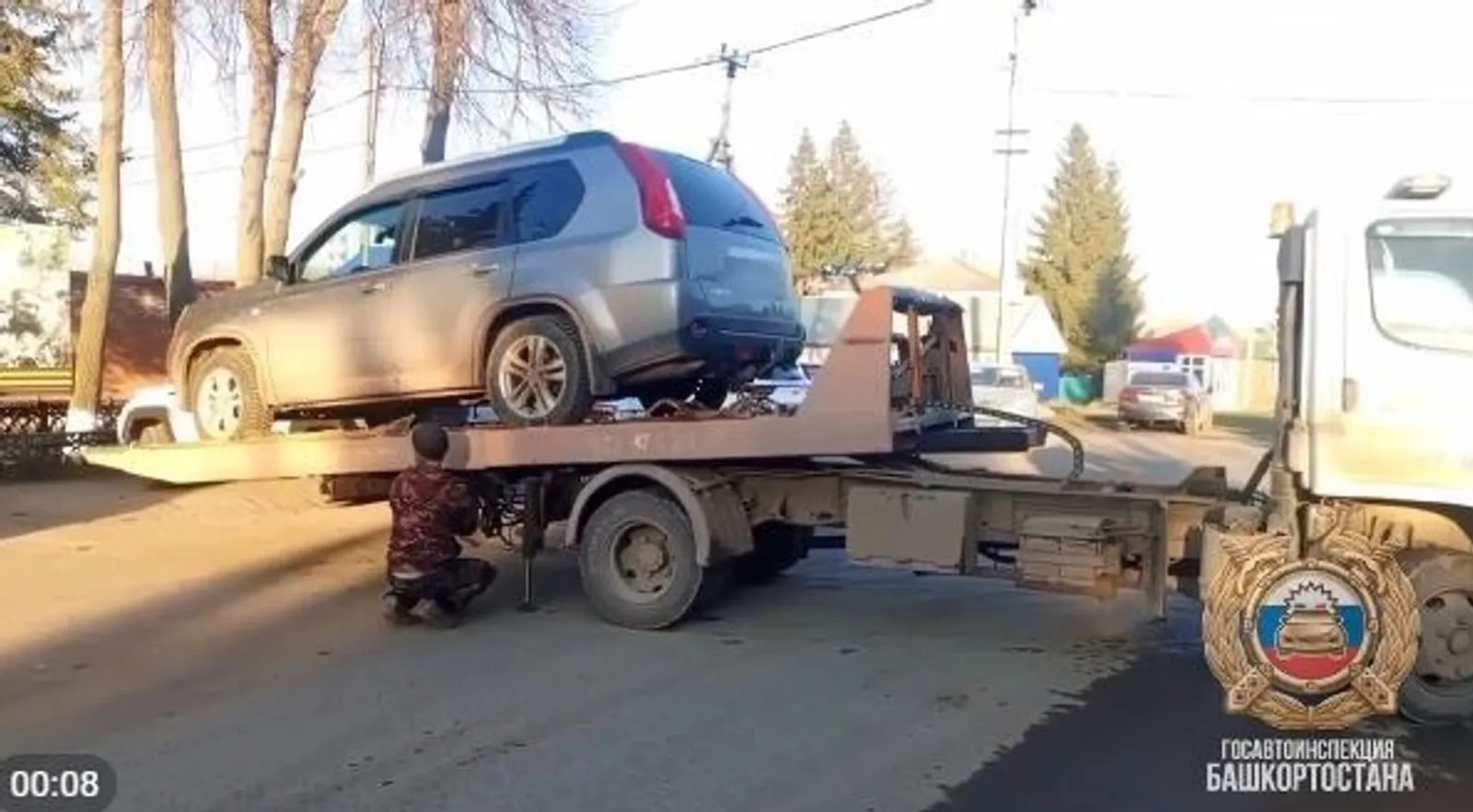 В Башкирии задержали женщину без прав за рулем угнанного автомобиля