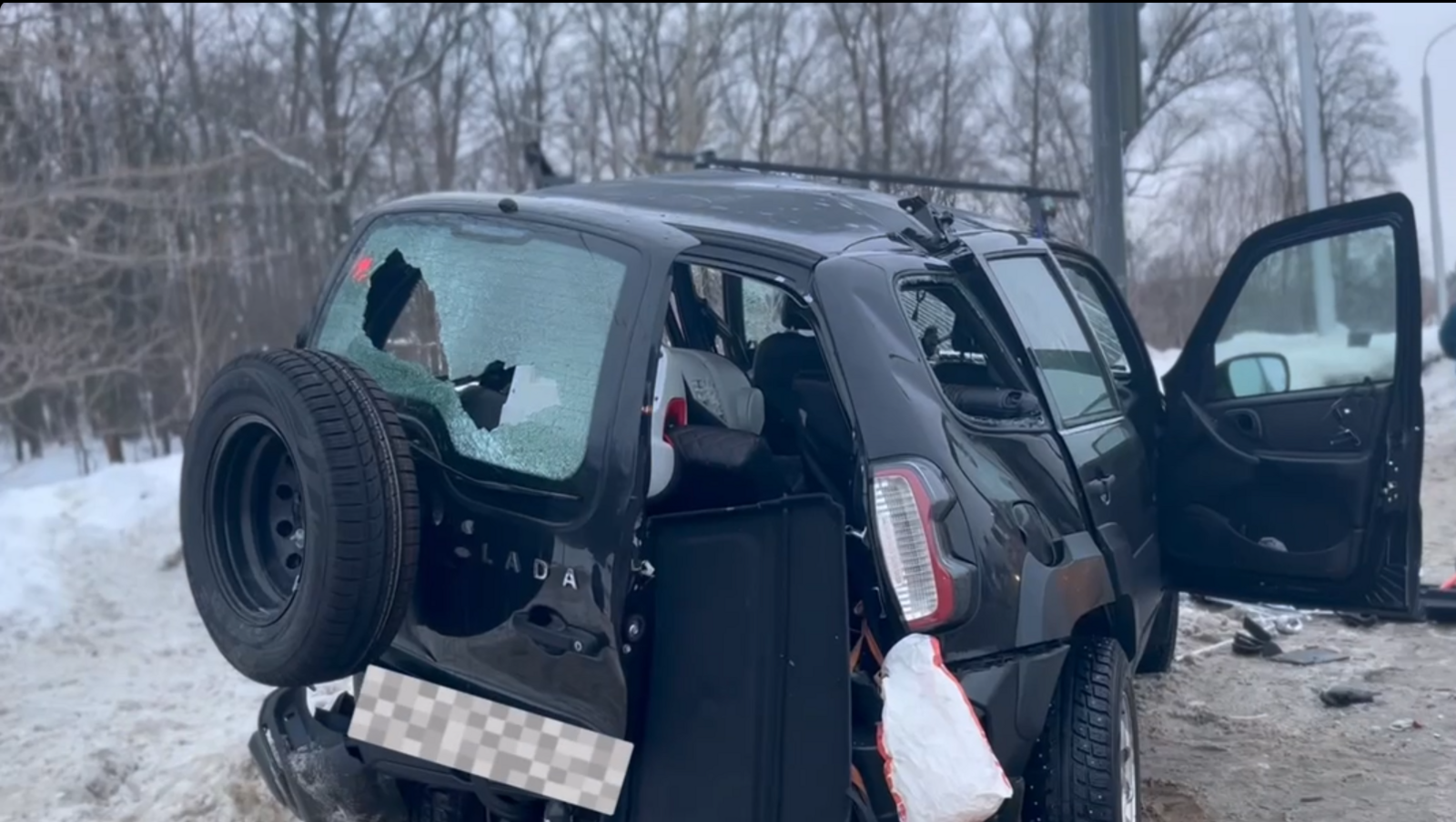 В Уфе в ДТП со «Шкодой» погиб водитель «Лады Нивы»