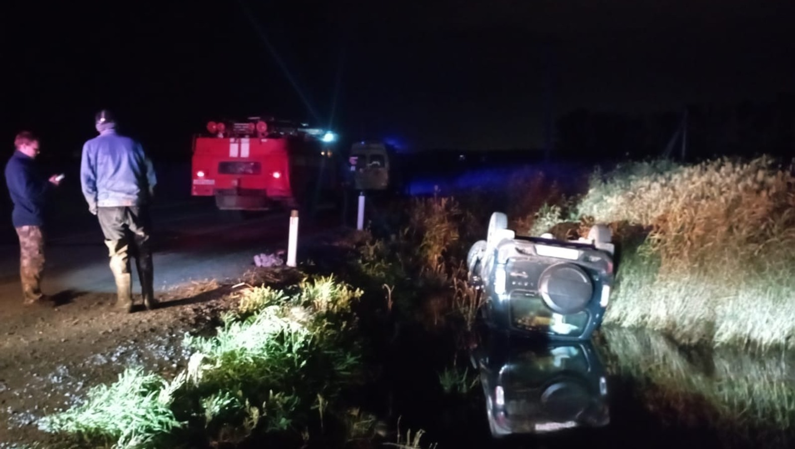 В Башкирии опрокинулось два автомобиля, есть пострадавший