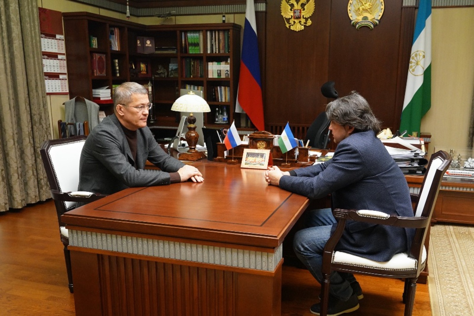 Глава Башкирии встретился с генеральным директором футбольного клуба «Уфа»