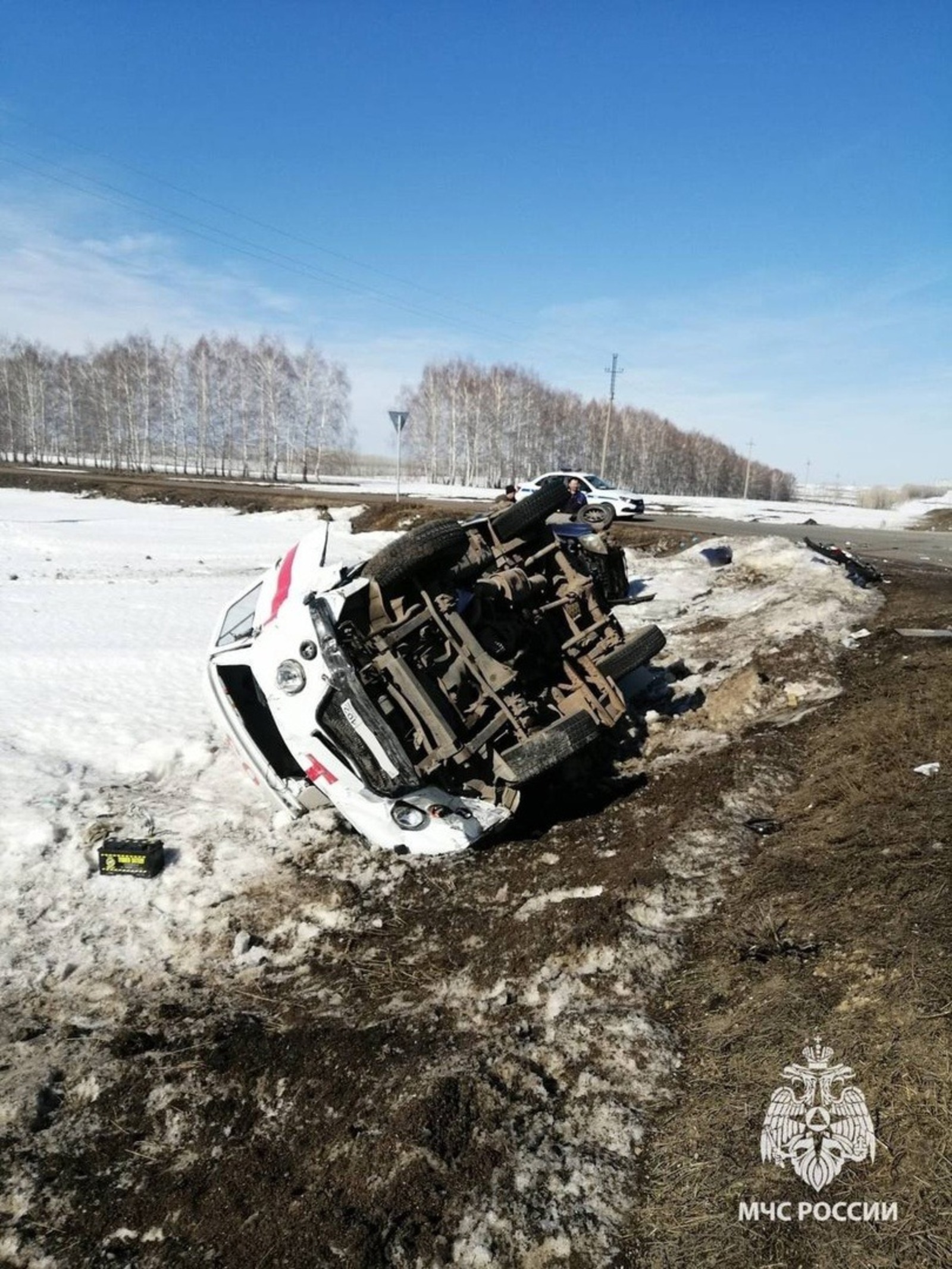 Водитель в коме: в Башкирии стали известны подробности аварии с участием скорой помощи